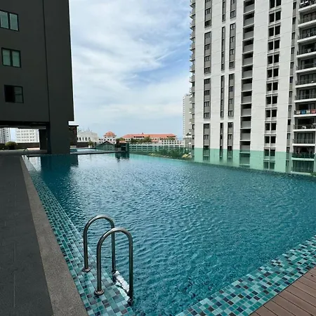 Luxury Seaview Bathtub Condo 2 Rooms 6 Pax Near Straits Quay Marina Mall 豪华海景双房浴缸公寓 Tanjung Tokong Exterior photo